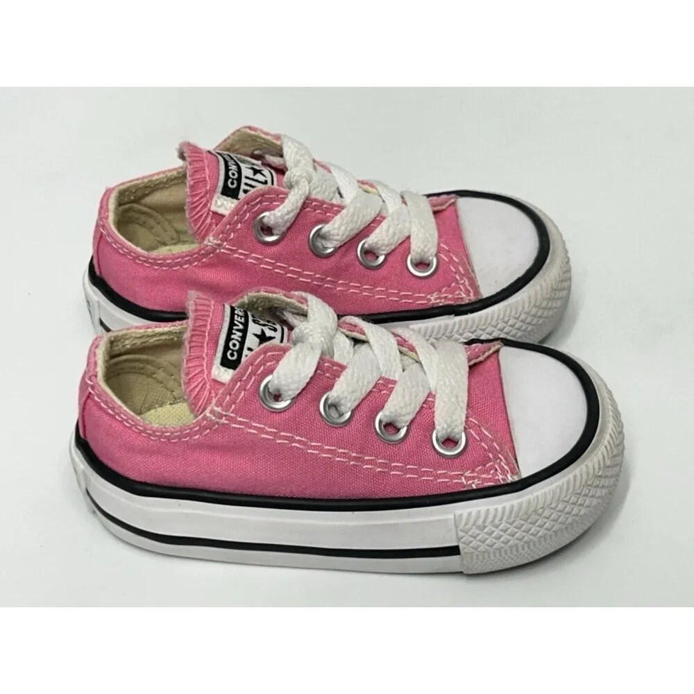 Converse All Star Baby Size 3 Pink 7J238 Chuck Taylor Toddler